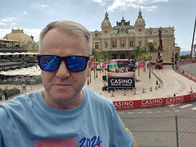 Henry Davis at Casino Square, Monaco