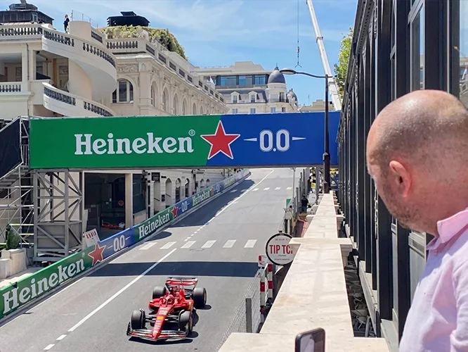 View from Yoshi Restaurant, Monte Carlo